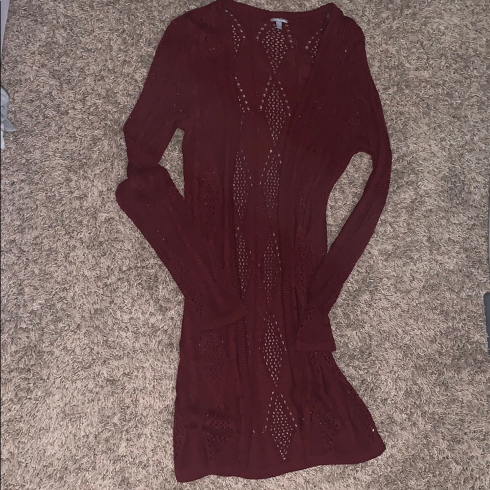 Long cardigan size small